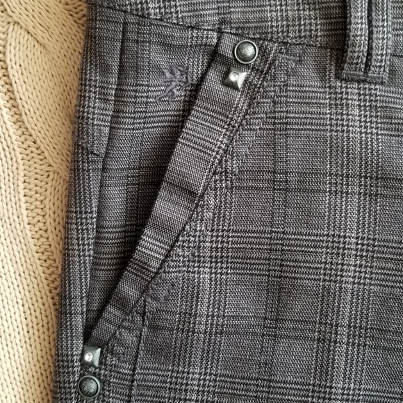 2YK Wide leg low rise pleated pants / trousers - Picture 6 of 13